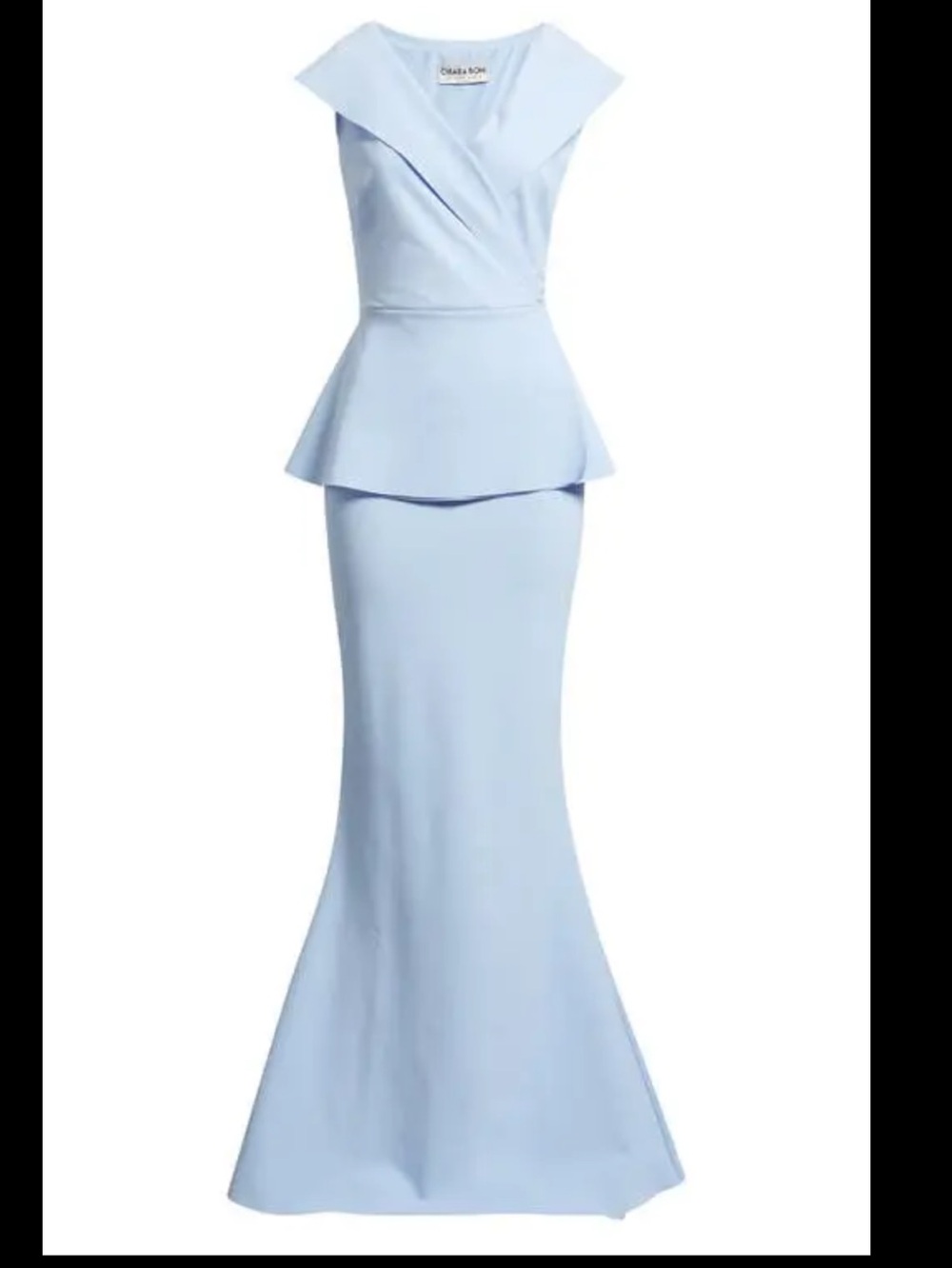 CHIARA BONI LA PETITE ROBE 
Moxelle Portrait Collar Gown